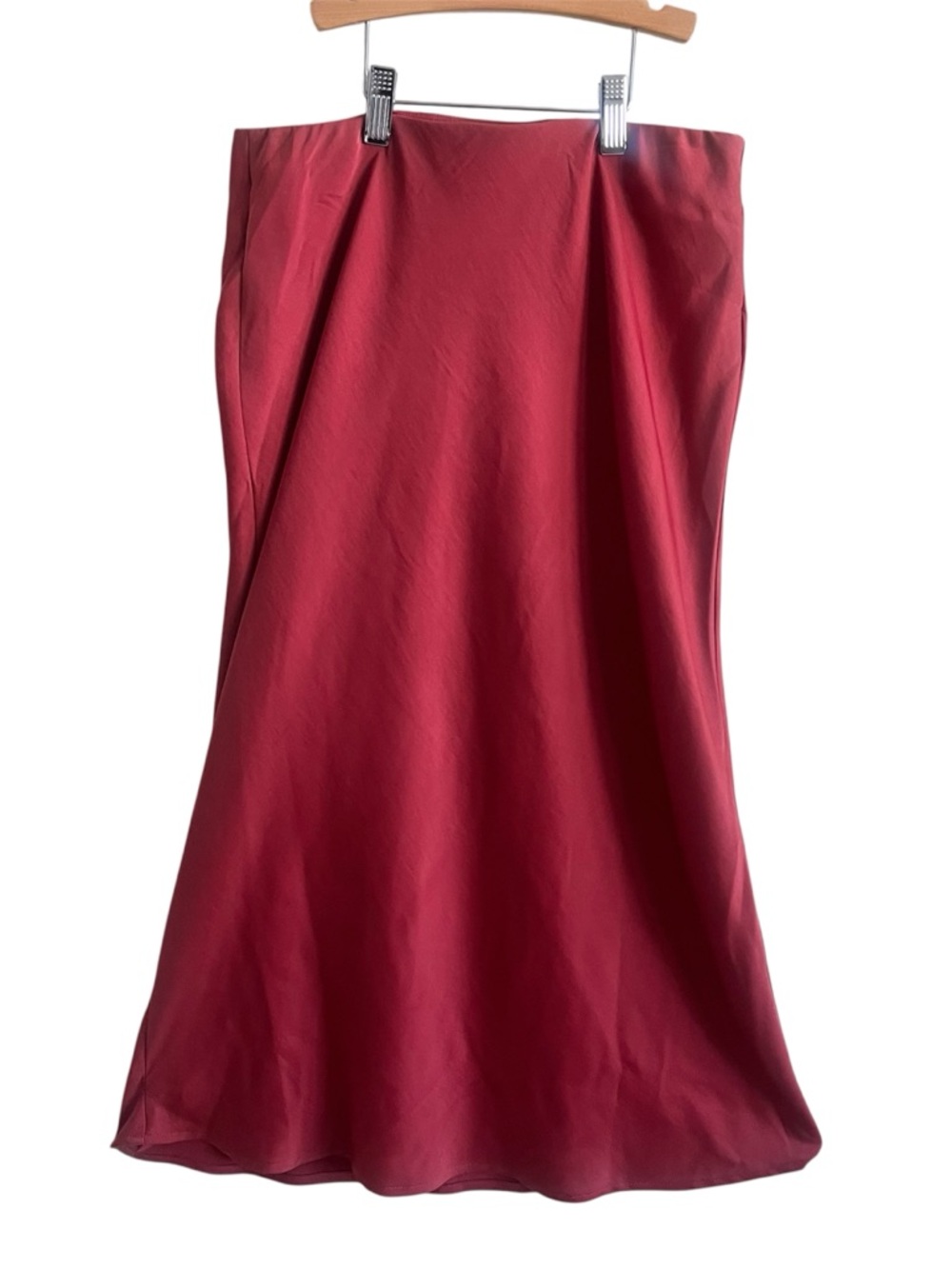 A New Day Dark Rose Midi A-Line Skirt Small Cottagecore Boho